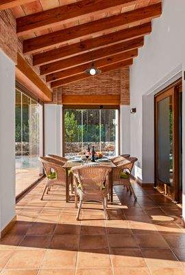 Überdachte Terrasse