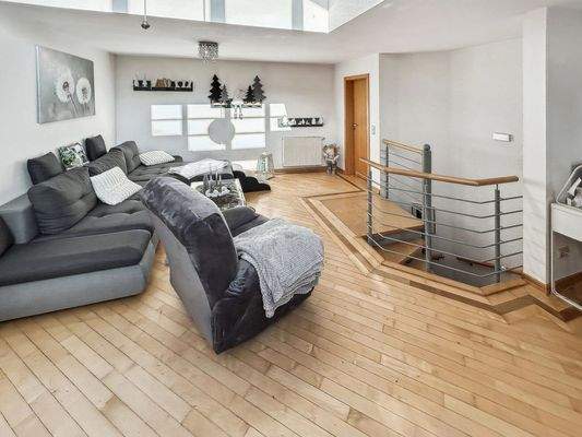 Wohnzimmer vom Fenster 