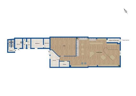 Grundriss Gewerbeeinheit