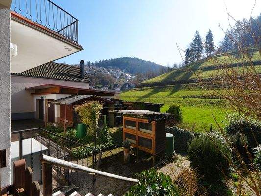 Ausblick von der Terrasse