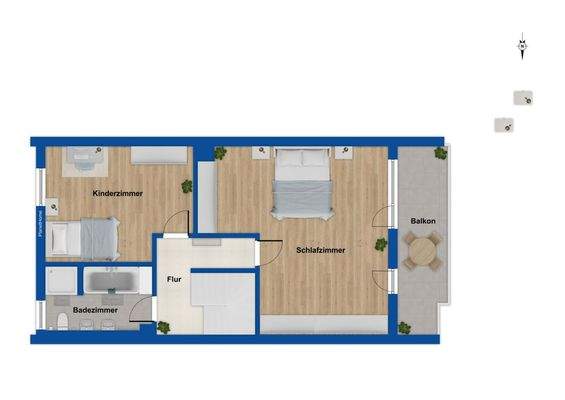 Grundriss - Obergeschoss