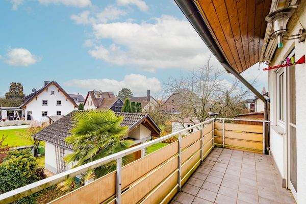 1.OG: Balkonaussicht