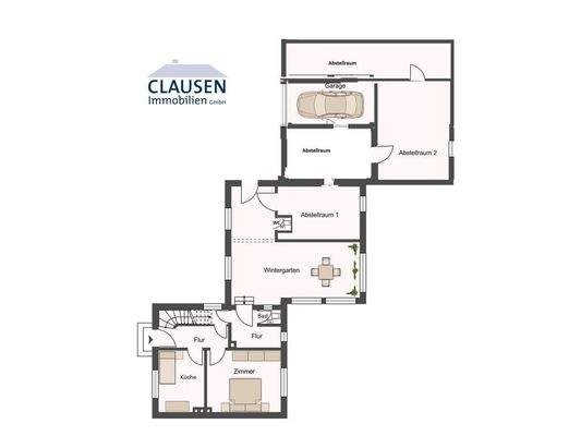 skizzierter Grundriss EG