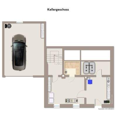 Exposeplan-Kellergeschoss