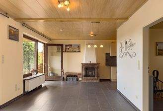 Wohn-/Esszimmer mit Kamin