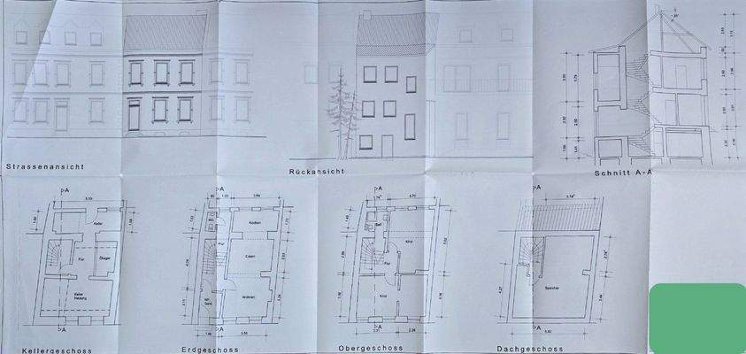 Grundrisse - Ansichten - Schnitt