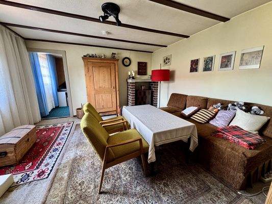 Wohnzimmer im Dachgeschoss