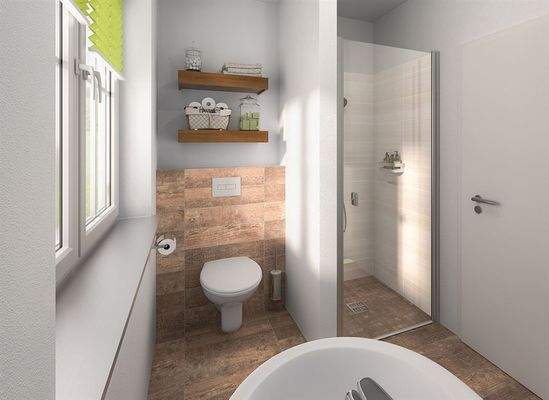 Gäste WC mit Dusche