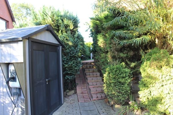 Treppe in Garten