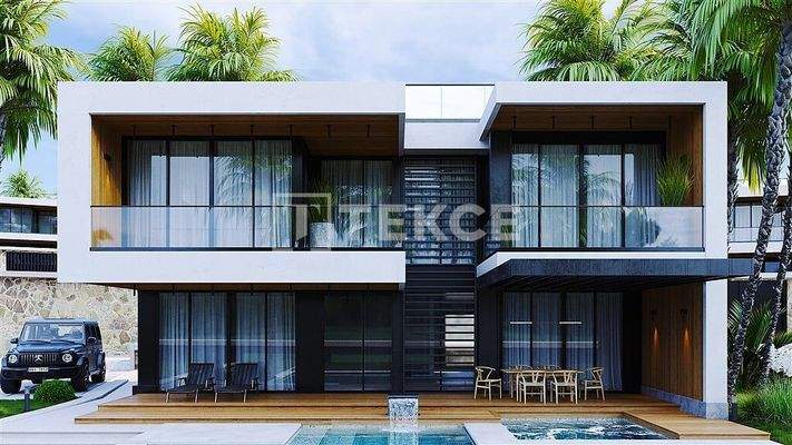 Elegant Detached Villa for Sale in Alanya with Sea and City Views