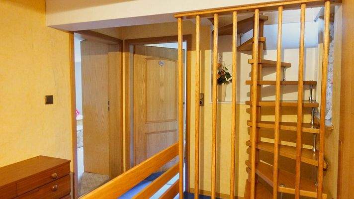 Wendeltreppe zum Atelier