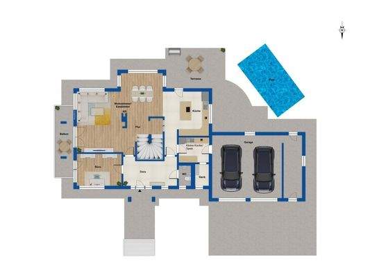 Grundriss Erdgeschoss