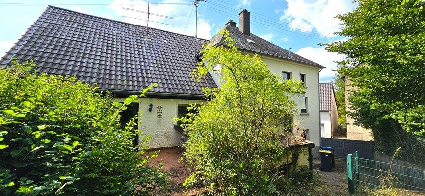 Gebäude, Rückansicht