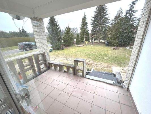 Terrasse im EG, Restarbeiten