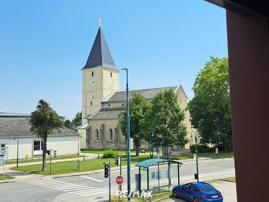 Blick auf die Kirche