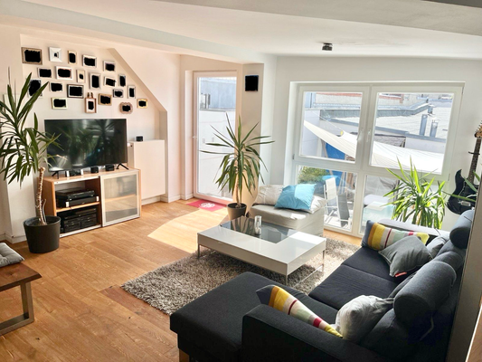 Die geräumige Wohnküche