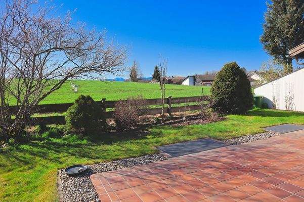 Terrasse mit Freiblick