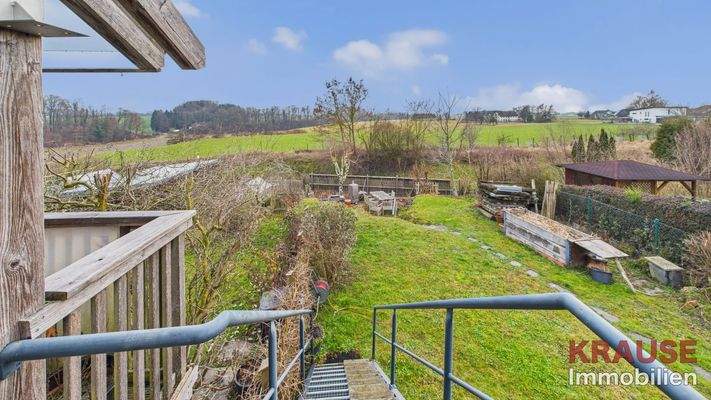 Abgang Balkon zum Garten