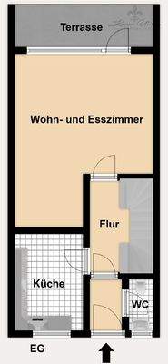 Grundriss Farbig - EG