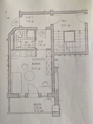 Grundriss Wohnung 19