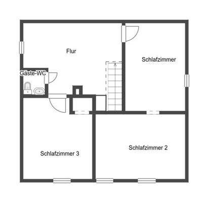 Grundriss Skizze 1.OG