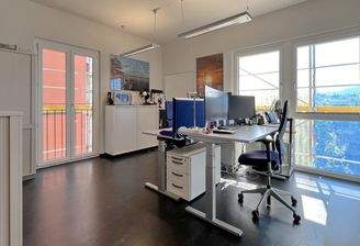 Breite, bodentiefe Fensterelemente sorgen für viel natürliches Tageslicht