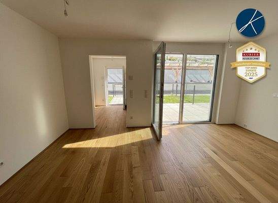 Blick aus der Wohnküche