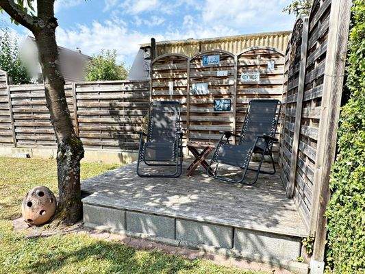 Sitzgelegenheit im eignen Garten