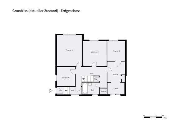 Grundriss - aktueller Zustand - EG