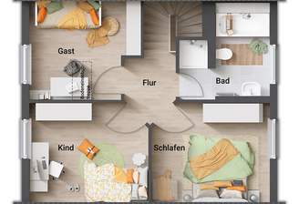 Grundriss Dachgeschoss