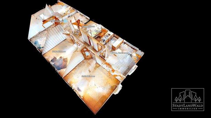 Schematischer Grundriss DG-3D