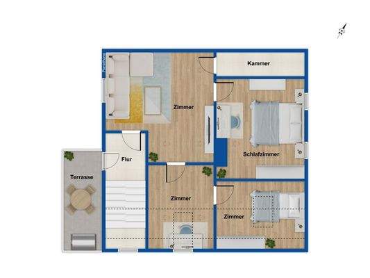 Grundriss Obergeschoss