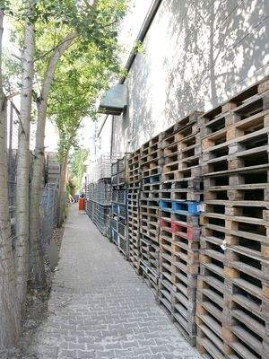 Rückseite des Objekts