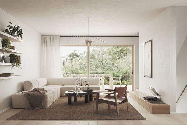 Große Glasfronten mit Aussicht