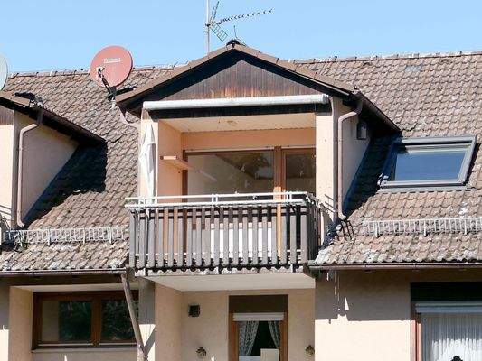 Blick auf die Dachterrasse