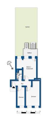 Grundriss (Wohnung 2)