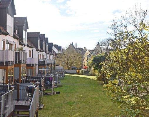 Rückansicht des Gebäudes