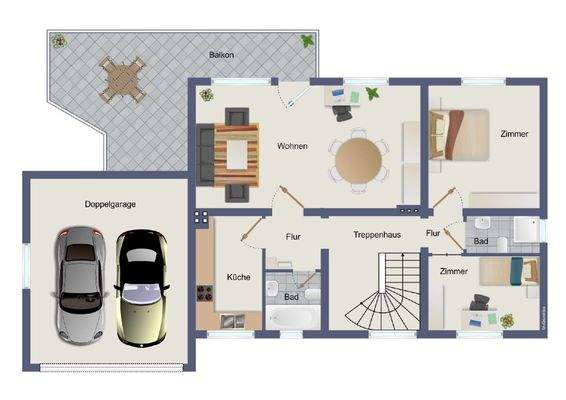 Grundriss Obergeschoss