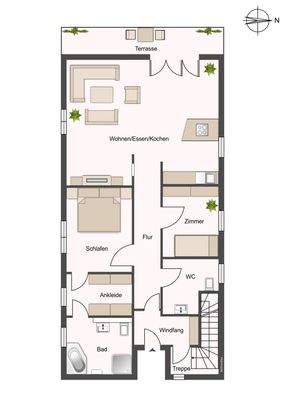 Grundriss Erdgeschoss