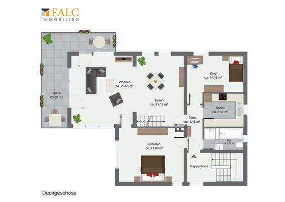 Grundriss Dachgeschoss