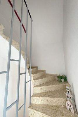 Treppe ins Dachgeschoss