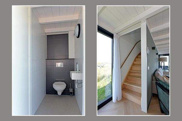 Luxus 4-Personen-Ferienhaus direkt am Wasser im Roompot Lakeside Resort Brielle mit 2 Schlafzimmern und 2 ensuite Badezimmern001