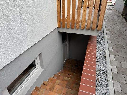 Außenzugang zum Keller