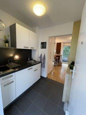 Sicht Einbauküche in Wohnung