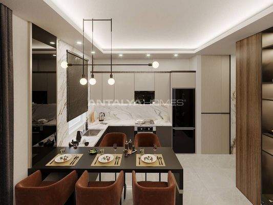 Real Estate in a Complex with Swimming Pool in Alanya Oba