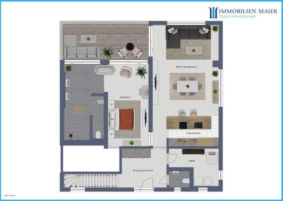 Erdgeschoss (nicht Maßstabsgetreu)