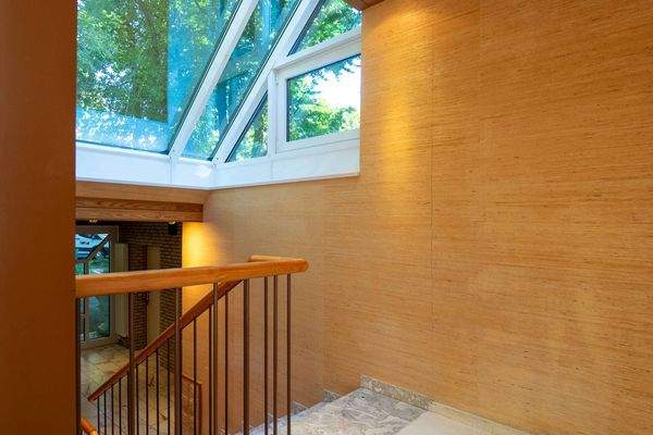 Treppe mit Oberlicht