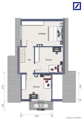 GRUNDRISS-Dachgeschoss
