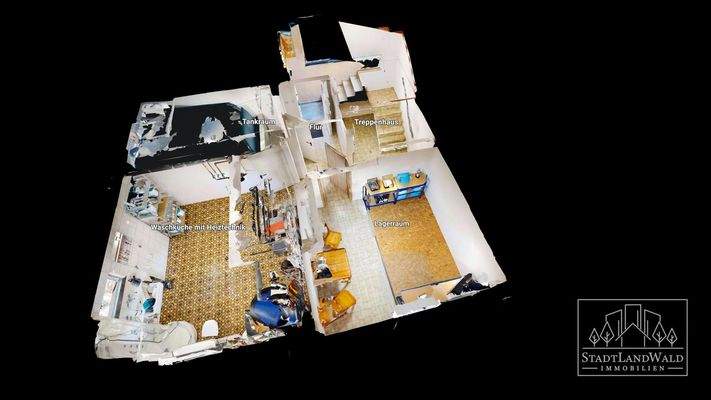 UG - Schematischer Grundriss - 3D