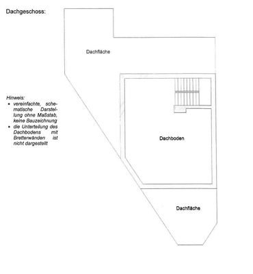 Grundriss Dachgeschoss